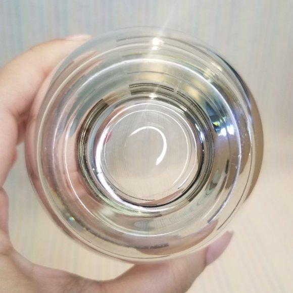 Vintage Libbey Glass Sweet n' Low Logo Sugar Bowl Silver Clear Glass Chrome Lid - Picture 6 of 8